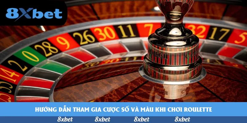 Hướng dẫn tham gia cược số và màu khi chơi Roulette